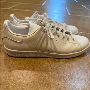 Adidas Stan Smith Men’s Sneakers White Leather Size 12 Classic Clean